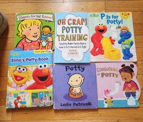Lot of 6 Potty Training Books for Toddlers