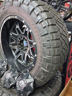 4 20-in rims 25-in tires electric rims fits Toyota Chevy Ford 2000 or best offer for whole set