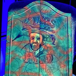 Blacklight Dart Board