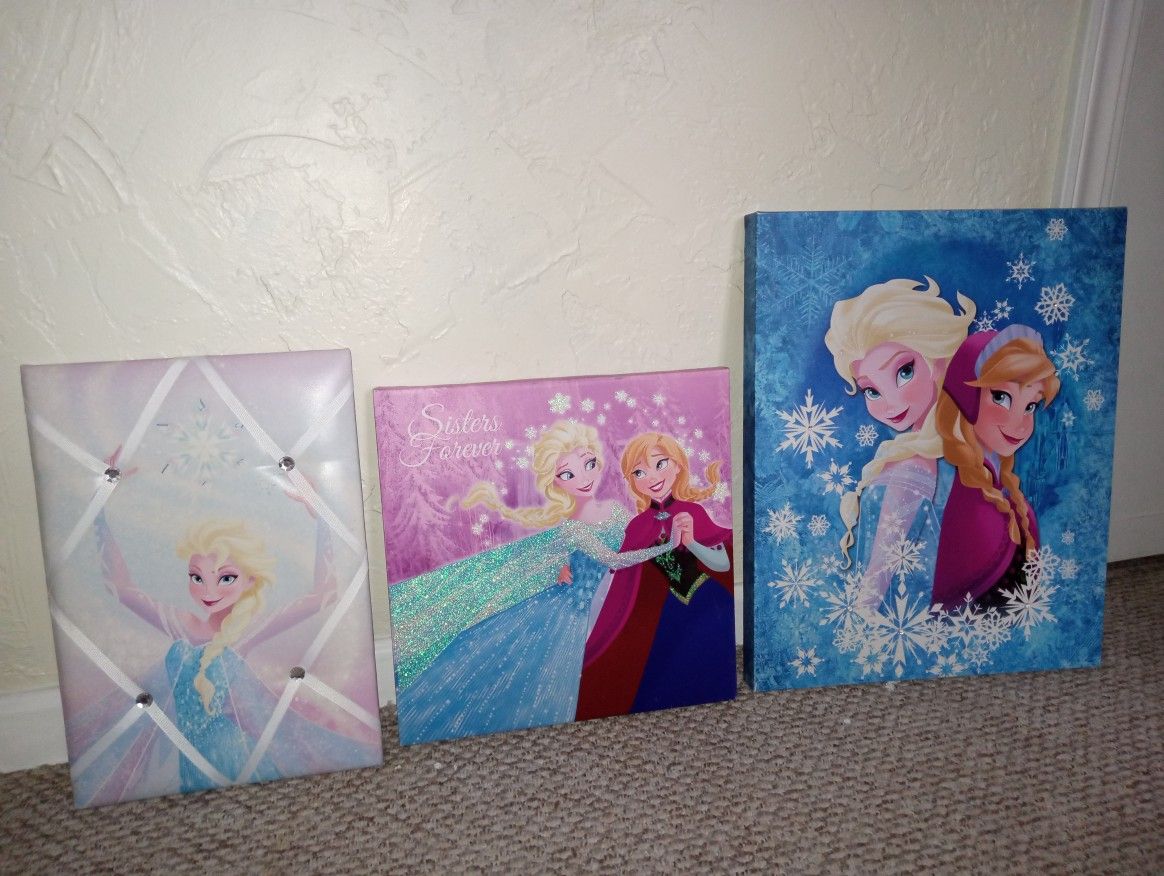 Frozen Elsa Anna Disney Wall Decor
