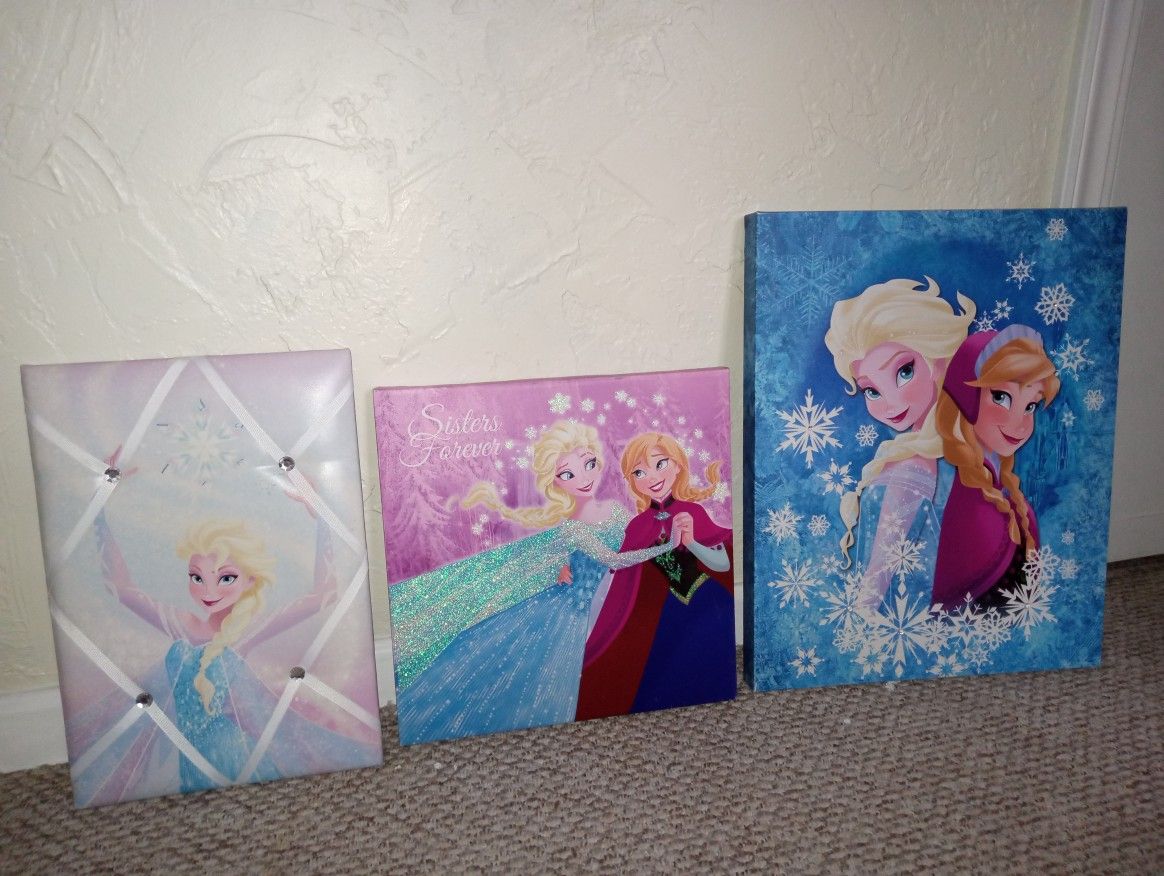 Frozen Elsa Anna Disney Wall Decor 