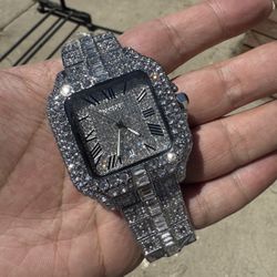 Iced Out Luxury Watch With Box 