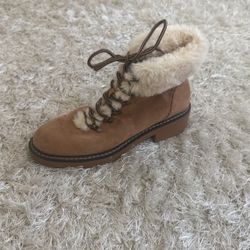 Light Brown Fur Boots