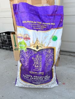 Thai Jasmine Rice / probably over 40 lb left