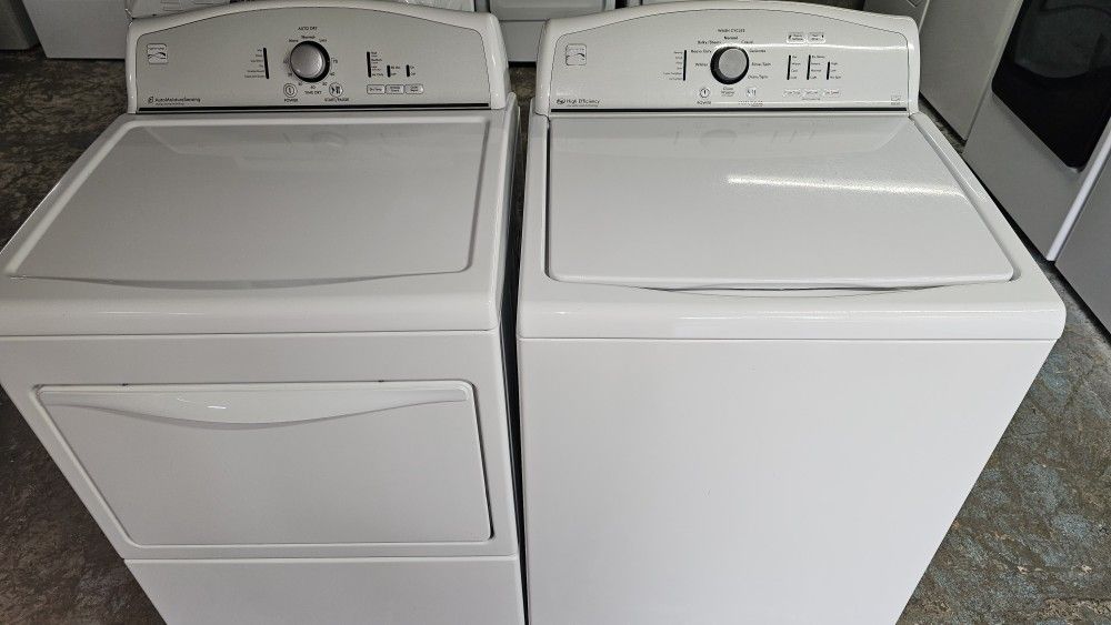 Great Working Clean Agitator Less Kenmore Washer And Dryer Set