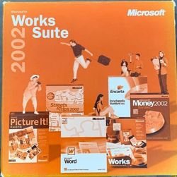 Microsoft Works Suite 2002 - Full Version for Windows - 5 Discs