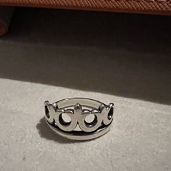 James Avery Tiara Crown Ring Size 7.5