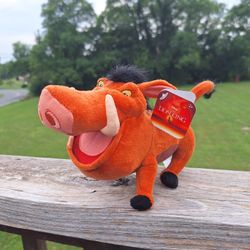 Disney the Lion King Pumbaa Warthog 8" Plush Stuffed Animal Toy NWT Gift Idea