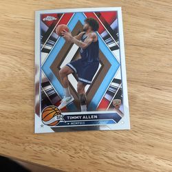Timmy Allen - 2023-24 Topps Chrome Basketball Base Rookie Card RC #138