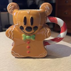 Mickey Mouse Gingerbread Man Mug