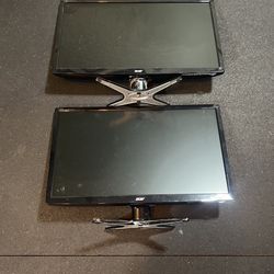 2 Acer G6 Series G246HL 24" Widescreen LED LCD Monitor 