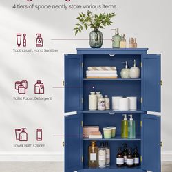 Bathroom Floor Storage Cabinet 