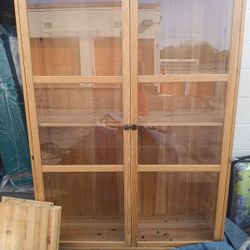 Wooden China Cabinet