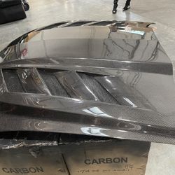 Mustang Ams Carbon Fiber Hood 2018 