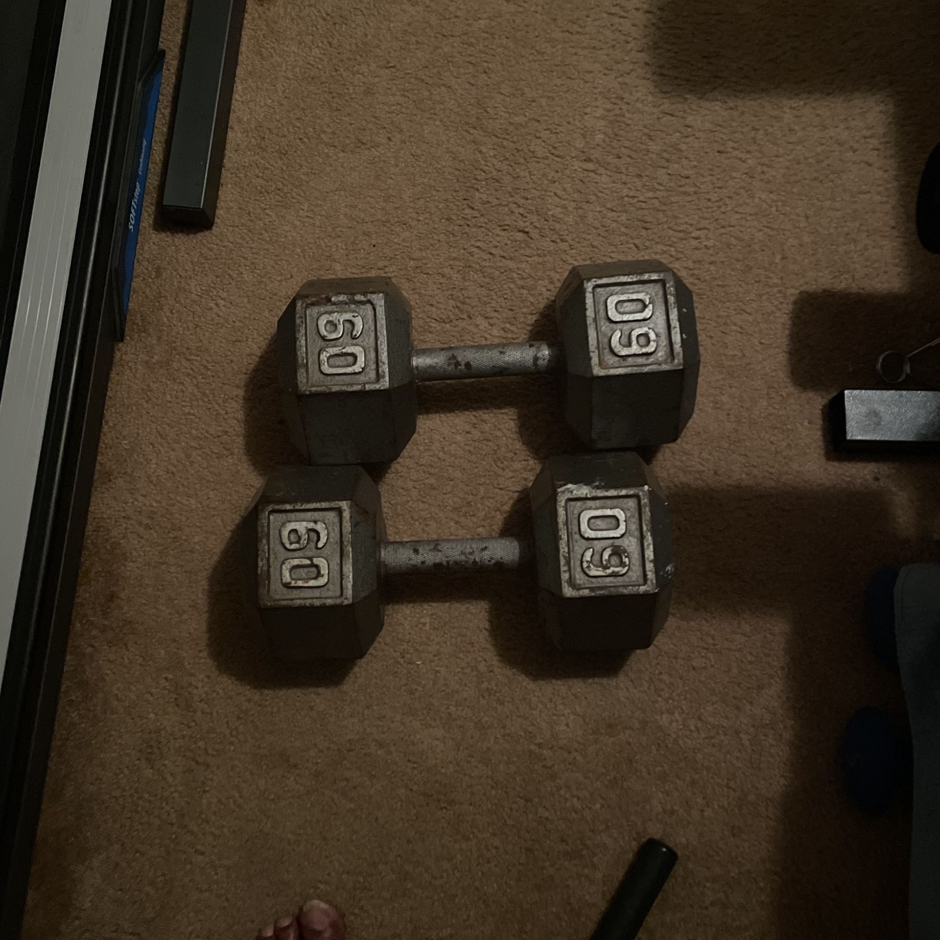 60 lbs Dumbbells