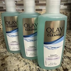 THREE (3) New Olay Oil Minimizing Clean Toner 7.2 Ounce Each