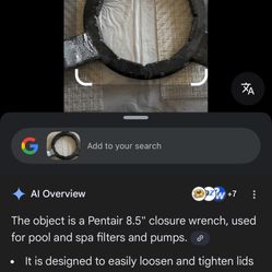 2 Pentagrams 8.5” Closure Wrenches Removes Pool And Spa Filters And Pumps  $20 Each 