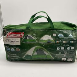 *NEW* Coleman Sundome 6-Person Dome Tent Green