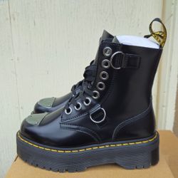 Dr. Martens Jadon Boot Toe Guard Leather Platforms (contact info removed)1 Women's Size 8