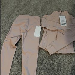 Pink Lululemon Define Tracksuit