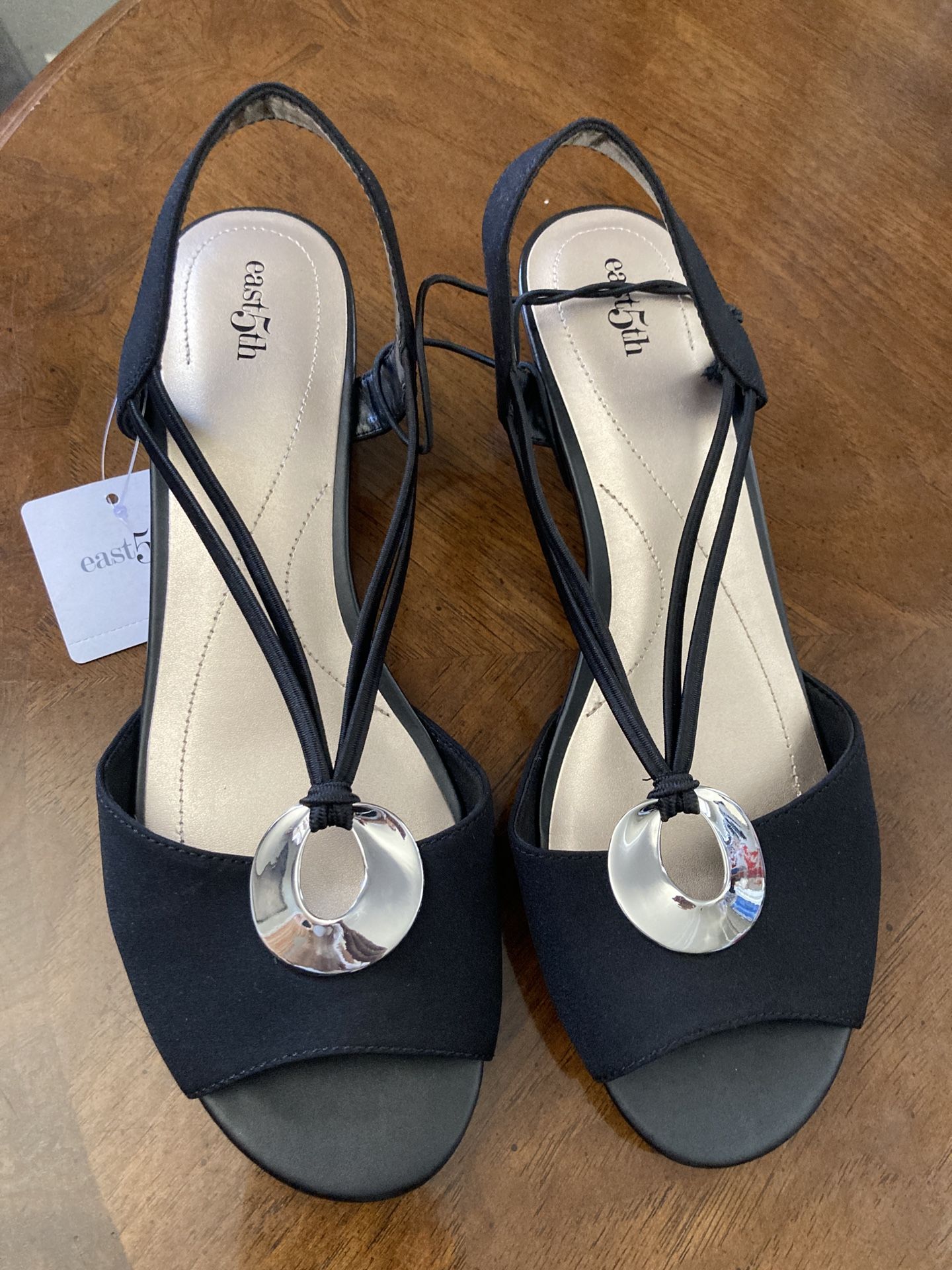 east 5th Womens Ravena Wedge Sandals Size 10