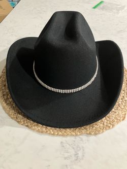 New cowboy/cowgirl hats in black