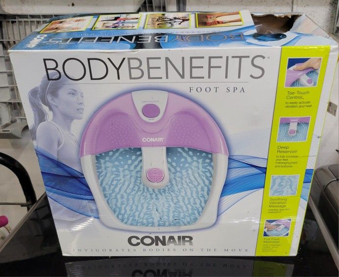 New In Box Conair Foot Spa 