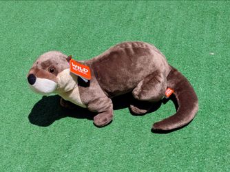 Wild Republic River Otter Plush 15" Stuffed Soft Fur Cuddle Animal Toy Doll NWT