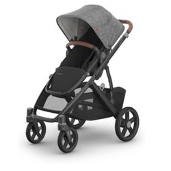 UPPAbaby Vista V3 Stroller FullSize Single-to-Double Stroller System in Greyson