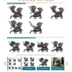 Contours Curve Elite Double Stroller