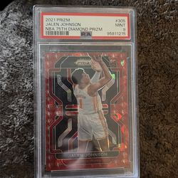 Psa 9 Jalen Johnson diamond prism