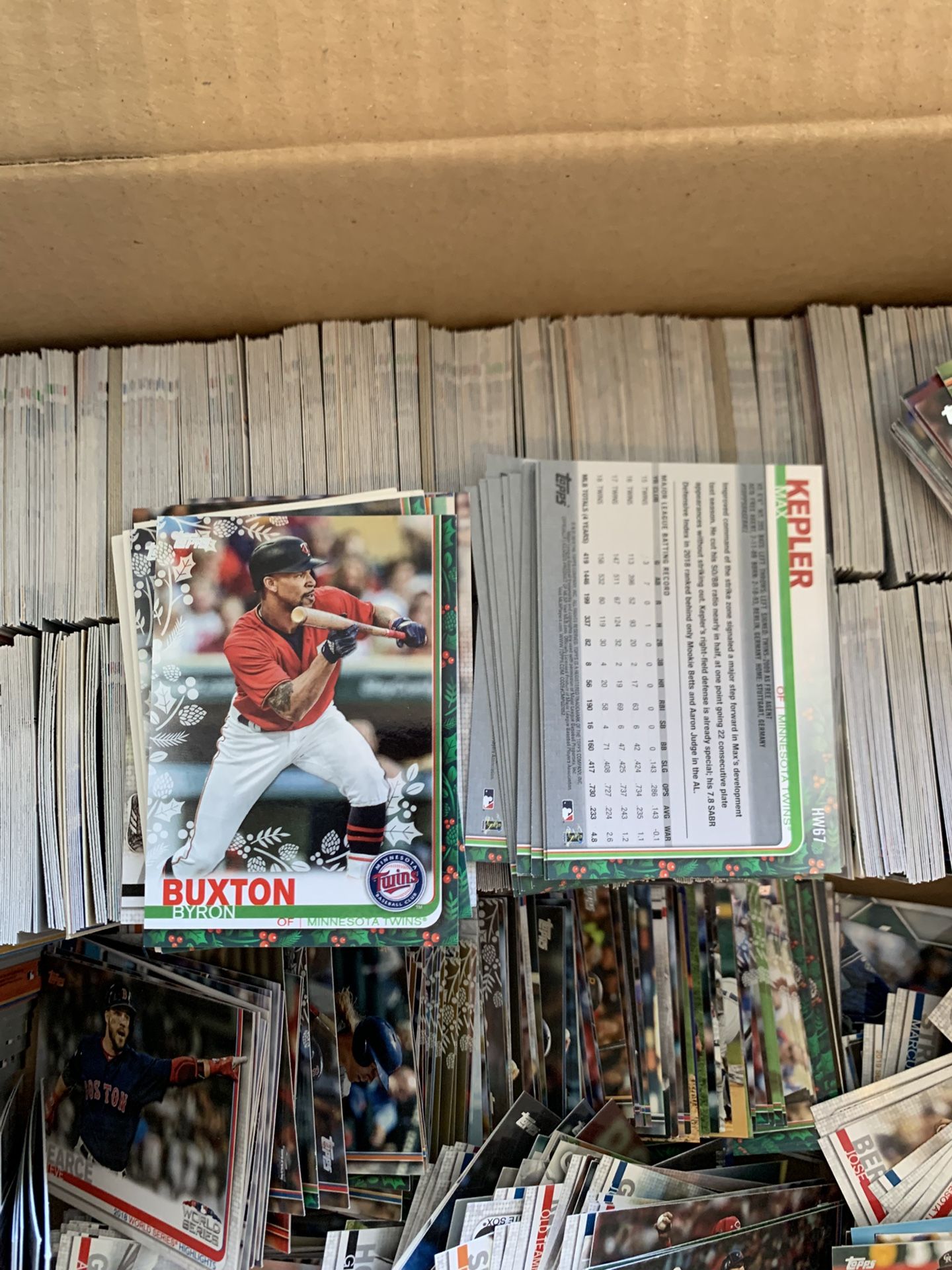 Box Of Sports Cards