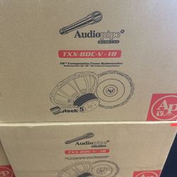 AUDIO PIPE 18”  5 Stack Subwoofer 