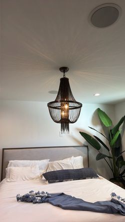 Dark Bronze Chain Chandelier Pendant Light