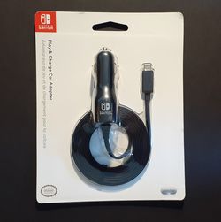 Play & Charge Car Adapter Nintendo Switch