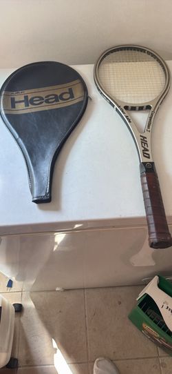 Vtg AMF Head Arthur Ashe Competition 3 Tennis Raquet Racket W/Original Cover Exellent Condition