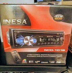 Nesa Bluetooth Car Stereo With CD player &remote control Brand New In The Box