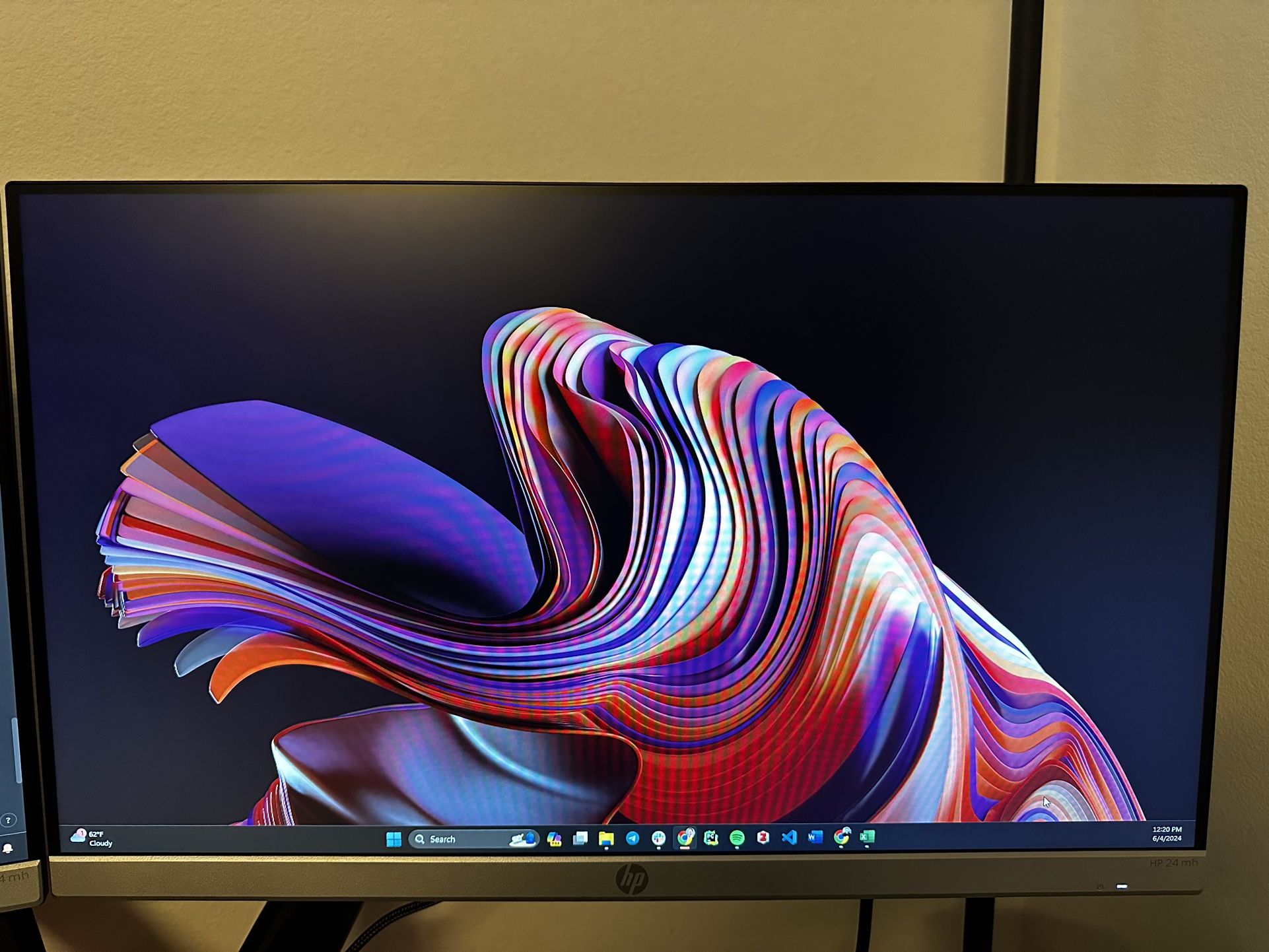 HP 24mh (23.8” IPS FHD Monitor)