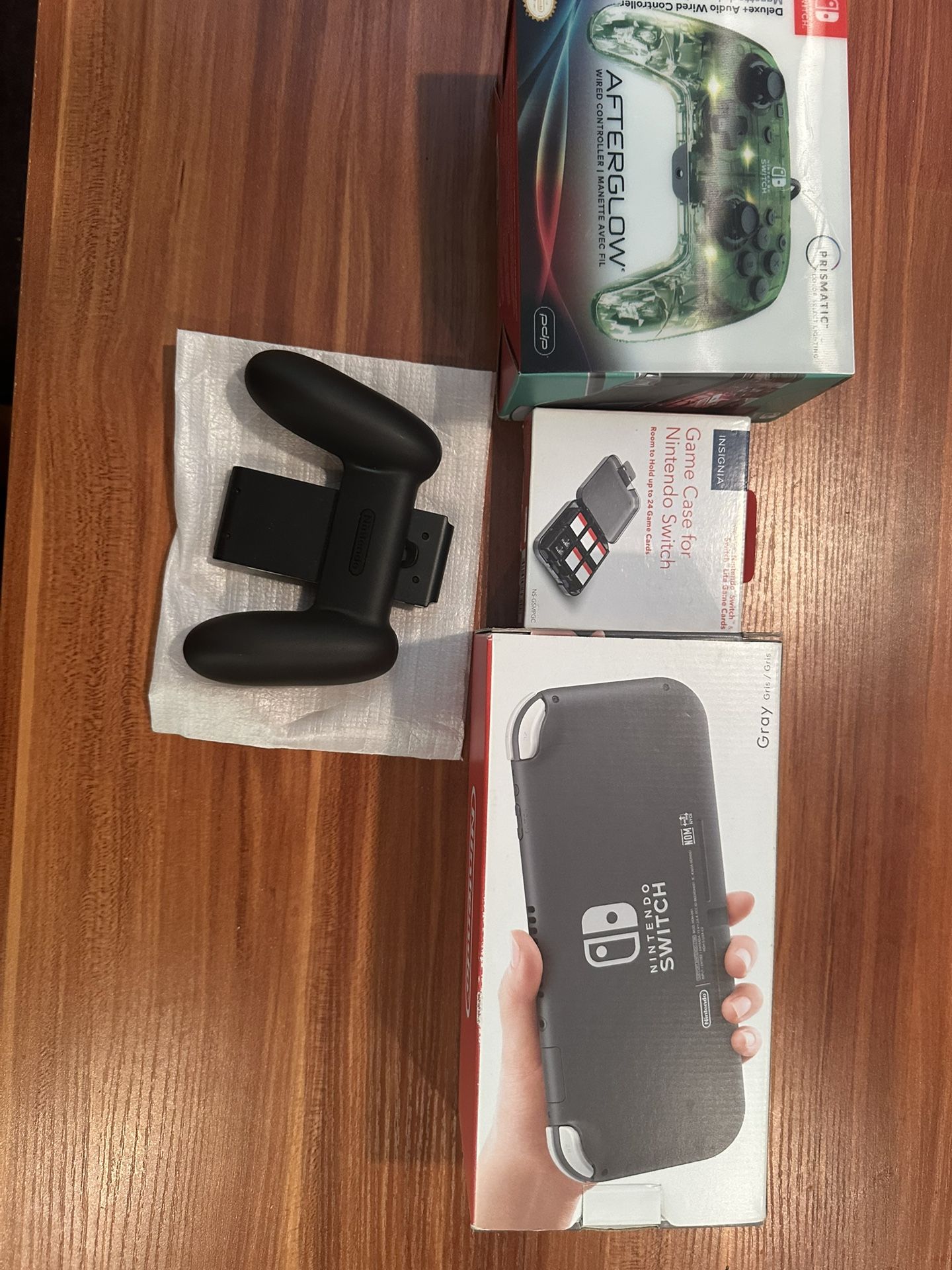 Nintendo Switch Lite With Game Case After Glow Controller. Including Extra Controller for Detachable.
