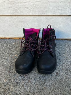 Women’s Steel Toe Boots - Size 7