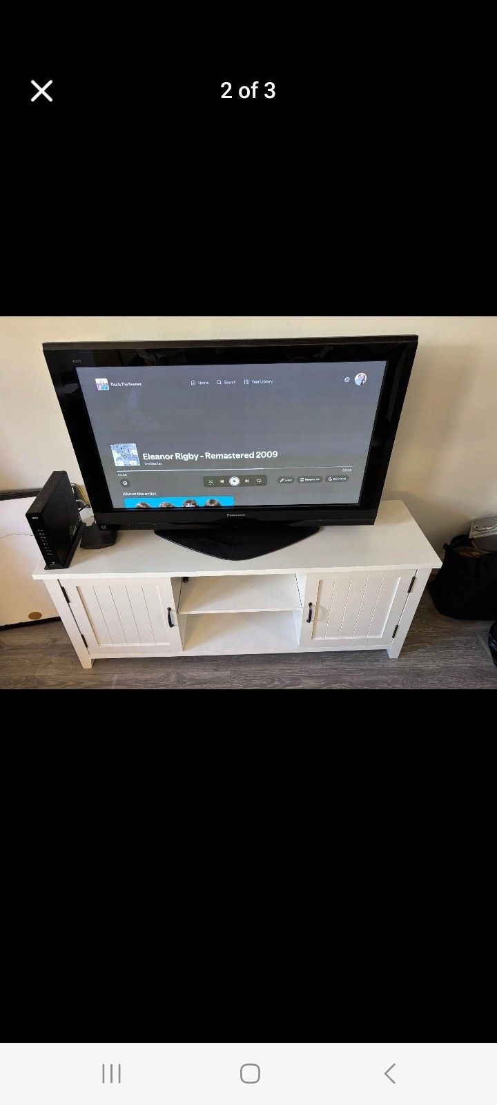 42" PANASONIC 1080P TV AND 250GB XBOX 360 FUTBOL-FOOTBALL BUNDLE $300 FINAL PRICE 