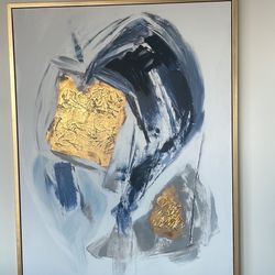 Blue & Gold Painting
