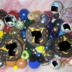 Luxury Design3r Focal Bead Set Beaded Pen, Keychain, Earrings, Jewelry, Crafts, All DIY ACCESSORIES 