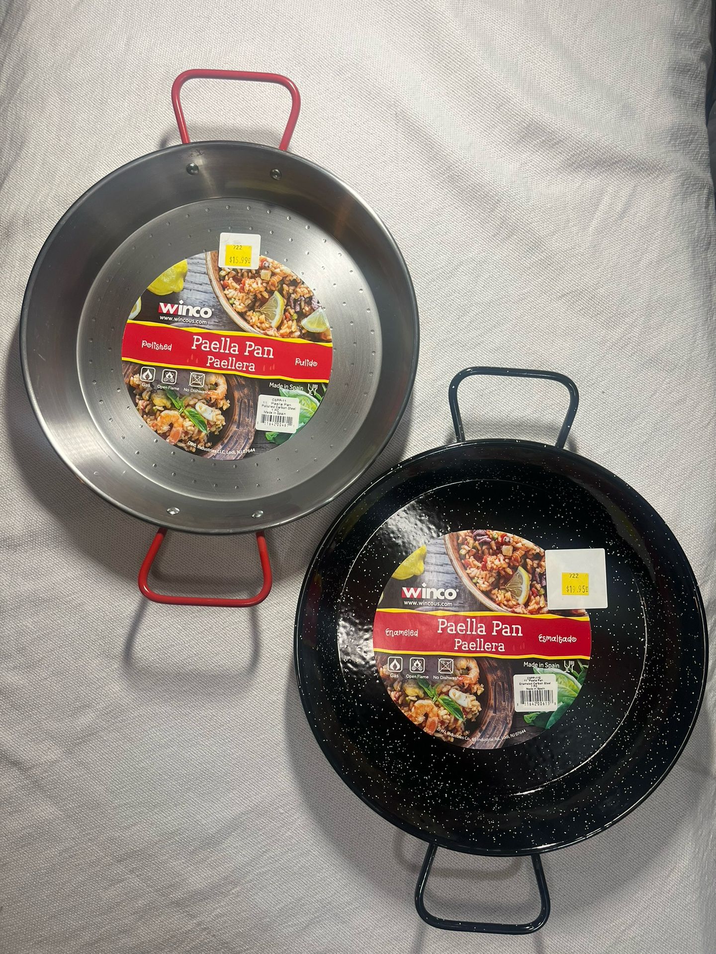 Brand New 11 Inch Winco Paella Pans - Made in Spain