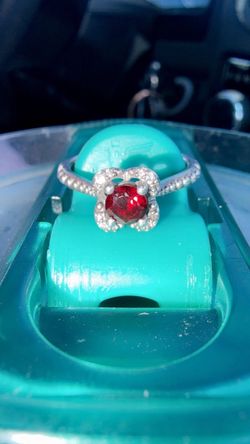 Real Silver birthstone ring