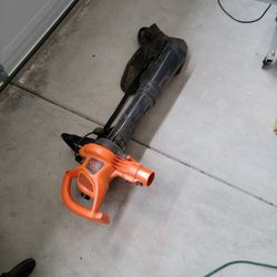 Black Decker Leaf Blower, Shredder, Mulcher