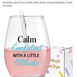 Lamyba Stemless Wine Glasses for Women