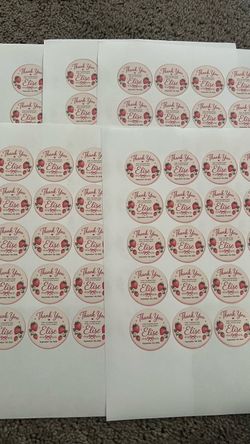 100 1.5inch Stickers