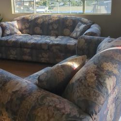 Floral Sofa Set For Free