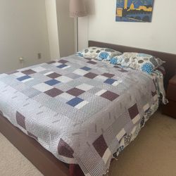 IKEA Bed Frame (queen) + Mattress